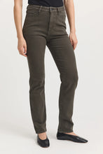 Load image into Gallery viewer, Toorallie High rise Straight Jean - Bay Leaf