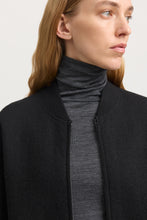 Load image into Gallery viewer, Toorallie Wool Bomber Jacket - Black