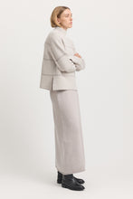 Load image into Gallery viewer, Toorallie Pin Stripe Funnel Neck Jumper - Oat