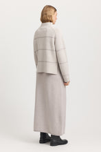 Load image into Gallery viewer, Toorallie Pin Stripe Funnel Neck Jumper - Oat