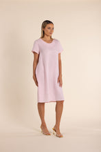 Load image into Gallery viewer, Two T's Linen Fringe Festival Dress - Rose Pink