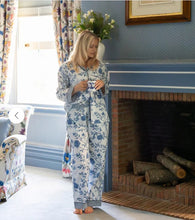 Load image into Gallery viewer, Versailles Blue Chinoiserie Pyjama Set