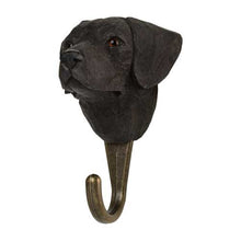Load image into Gallery viewer, Hand Carved Wall Hook - Labrador
