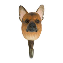 Load image into Gallery viewer, Hand Carved Wall Hook - German Shepherd