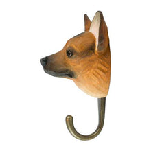 Load image into Gallery viewer, Hand Carved Wall Hook - German Shepherd