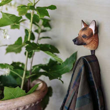 Load image into Gallery viewer, Hand Carved Wall Hook - German Shepherd