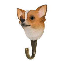Load image into Gallery viewer, Hand Carved Wall Hook - Chihuahua