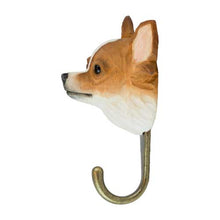 Load image into Gallery viewer, Hand Carved Wall Hook - Chihuahua
