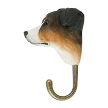 Load image into Gallery viewer, Hand Carved Wall Hook - Australian Shepherd