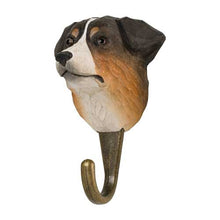 Load image into Gallery viewer, Hand Carved Wall Hook - Australian Shepherd