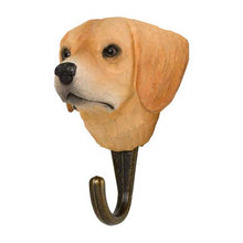 Load image into Gallery viewer, Hand Carved Wall Hook - Golden Retriever