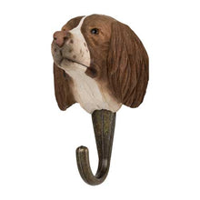 Load image into Gallery viewer, Hand Carved Wall Hook - Springer Spaniel