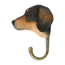 Load image into Gallery viewer, Hand Carved Wall Hook - Dachshund