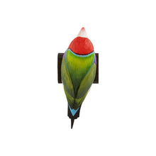 Load image into Gallery viewer, Hand Carved Deco Bird - Gouldian Finch