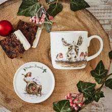 Load image into Gallery viewer, Royal Worcester Wrendale Mug & Coaster Set - Winter Friends