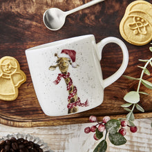 Load image into Gallery viewer, Royal Worcester Wrendale Fine Bone China Mug - Ho Ho Ho (Giraffe)