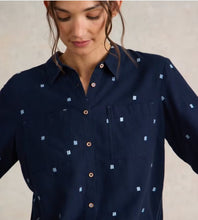 Load image into Gallery viewer, White Stuff Sophie Cotton Shirt - Dark Navy
