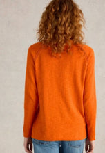 Load image into Gallery viewer, White Stuff Naria Cotton/Linen Jumper - Bright Orange