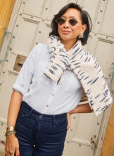 Load image into Gallery viewer, White Stuff Sophie Cotton Shirt -White tonal embroidery