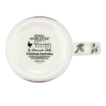 Load image into Gallery viewer, Royal Worcester Wrendale Fine Bone China Mug - Christmas Foxtivities