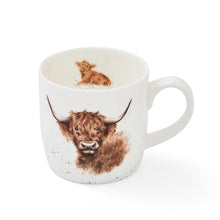 Load image into Gallery viewer, Royal Worcester Wrendale Fine Bone China Mug - Highland Coo