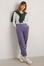 Load image into Gallery viewer, Seasalt Cornwall L/S Cotton Sailor Shirt - Tri Breton Chalk Wisteria
