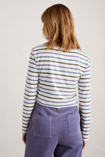 Load image into Gallery viewer, Seasalt Cornwall L/S Cotton Sailor Shirt - Tri Breton Chalk Wisteria