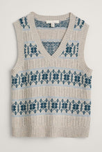 Load image into Gallery viewer, Seasalt Cornwall Partridge Vest - Porcelain Aran Cornflower