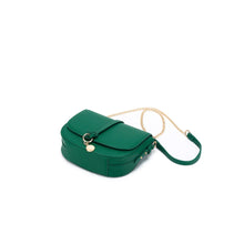 Load image into Gallery viewer, Black Caviar Antonia Vegan Leather Crossbody Bag - Emerald