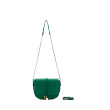 Load image into Gallery viewer, Black Caviar Antonia Vegan Leather Crossbody Bag - Emerald