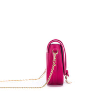 Load image into Gallery viewer, Black Caviar Antonia Vegan Leather Crossbody Bag - Magenta