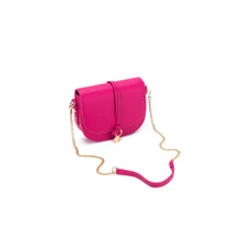 Load image into Gallery viewer, Black Caviar Antonia Vegan Leather Crossbody Bag - Magenta
