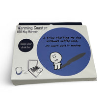 Load image into Gallery viewer, Warming Coaster USB Mug Warmer