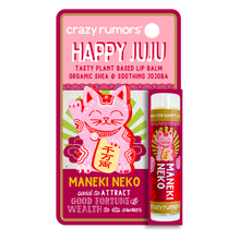 Load image into Gallery viewer, Crazy Rumours Maneki Neko Lychee Cherry Blossom Flavoured Lip Balm