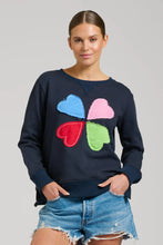 Load image into Gallery viewer, Est1971 Cotton Zipside Windy - Navy Hearts