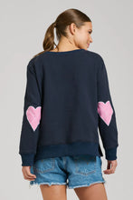 Load image into Gallery viewer, Est1971 Cotton Zipside Windy - Navy Hearts