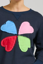 Load image into Gallery viewer, Est1971 Cotton Zipside Windy - Navy Hearts