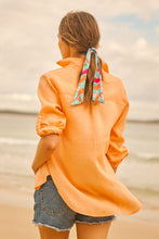 Load image into Gallery viewer, Shirty Girlfriend Linen Shirt - Melon