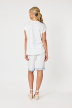 Load image into Gallery viewer, Gordon Smith Charlie Stripe Trim Short - White