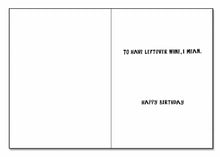 Load image into Gallery viewer, Birthday Card - Leftover Wine