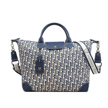 Load image into Gallery viewer, Henney Bear Shoulder/Top Handle Large Bag - HB Blue