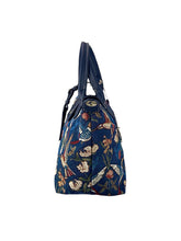 Load image into Gallery viewer, Henney Bear Shoulder Bag - Blue Hummingbirds