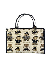Load image into Gallery viewer, Henney Bear Top Handle Bag with Charms - Henney Password