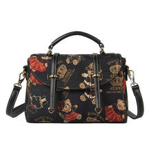 Load image into Gallery viewer, Henney Bear Top Handle Handbag - Crown Bear