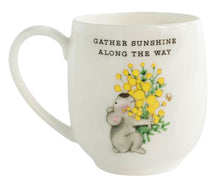 Load image into Gallery viewer, Twigseeds Fine Bone China Cup - Gather Sunshine Along the Way