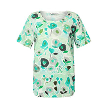 Load image into Gallery viewer, Mansted of Denmark Dia Watercolour Tee - Aqua