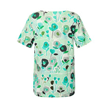 Load image into Gallery viewer, Mansted of Denmark Dia Watercolour Tee - Aqua