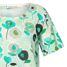 Load image into Gallery viewer, Mansted of Denmark Dia Watercolour Tee - Aqua