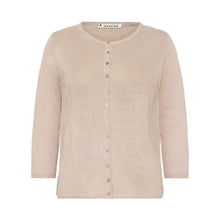 Load image into Gallery viewer, Mansted of Denmark Pingu Linen/Hemp Cardigan - Sand