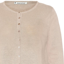 Load image into Gallery viewer, Mansted of Denmark Pingu Linen/Hemp Cardigan - Sand